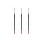 Creative Mark Powercryl Ultimate Acrylic Paint Brushes - Flat Assorted Sets of 3, Artist Paint Brushes, 3 Diameters of Synthetic Hair Filament, Fine Control of Heavy Acrylics, Water Soluble Oils, and More